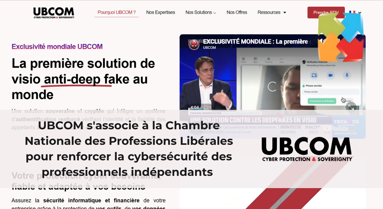 UBCOM s'associe à la Chambre Nationale des Professions Libérales pour renforcer la cybersécurité des professionnels indépendants